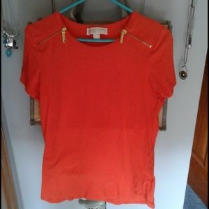 Michael kors orange t shirt